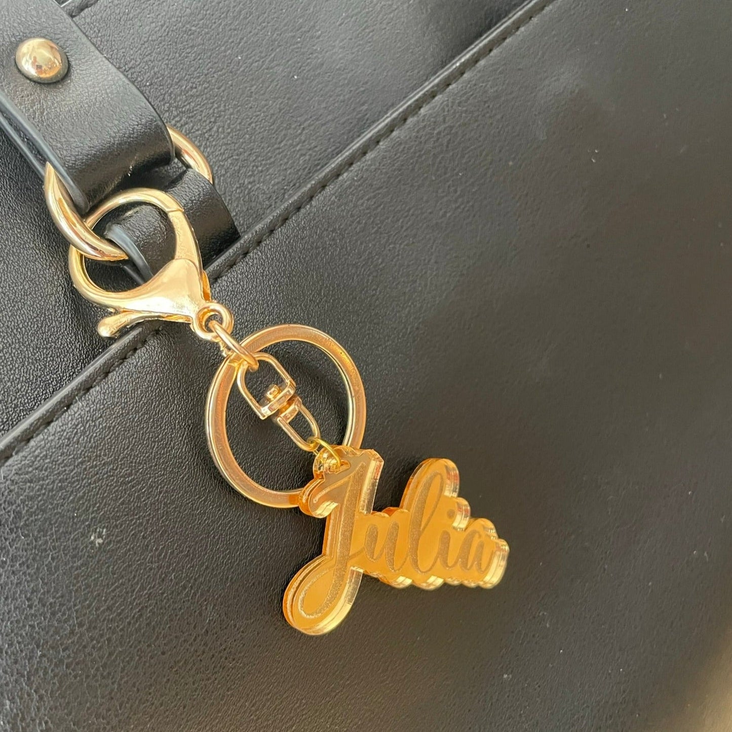 Personlig nyckelring med namn - Silver - cottonandwood.se