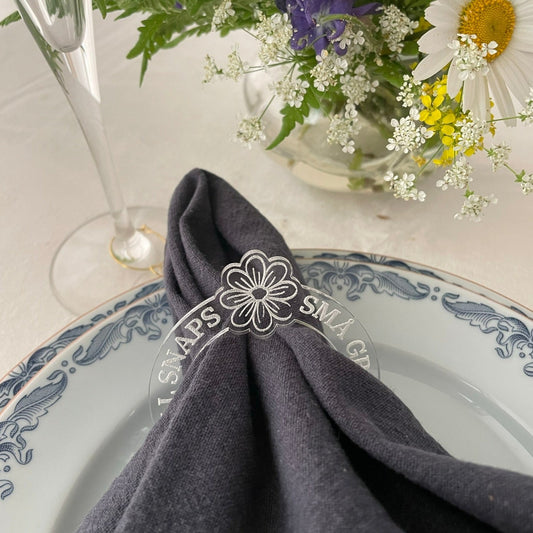 Servettring Midsommar test - Cotton & Wood