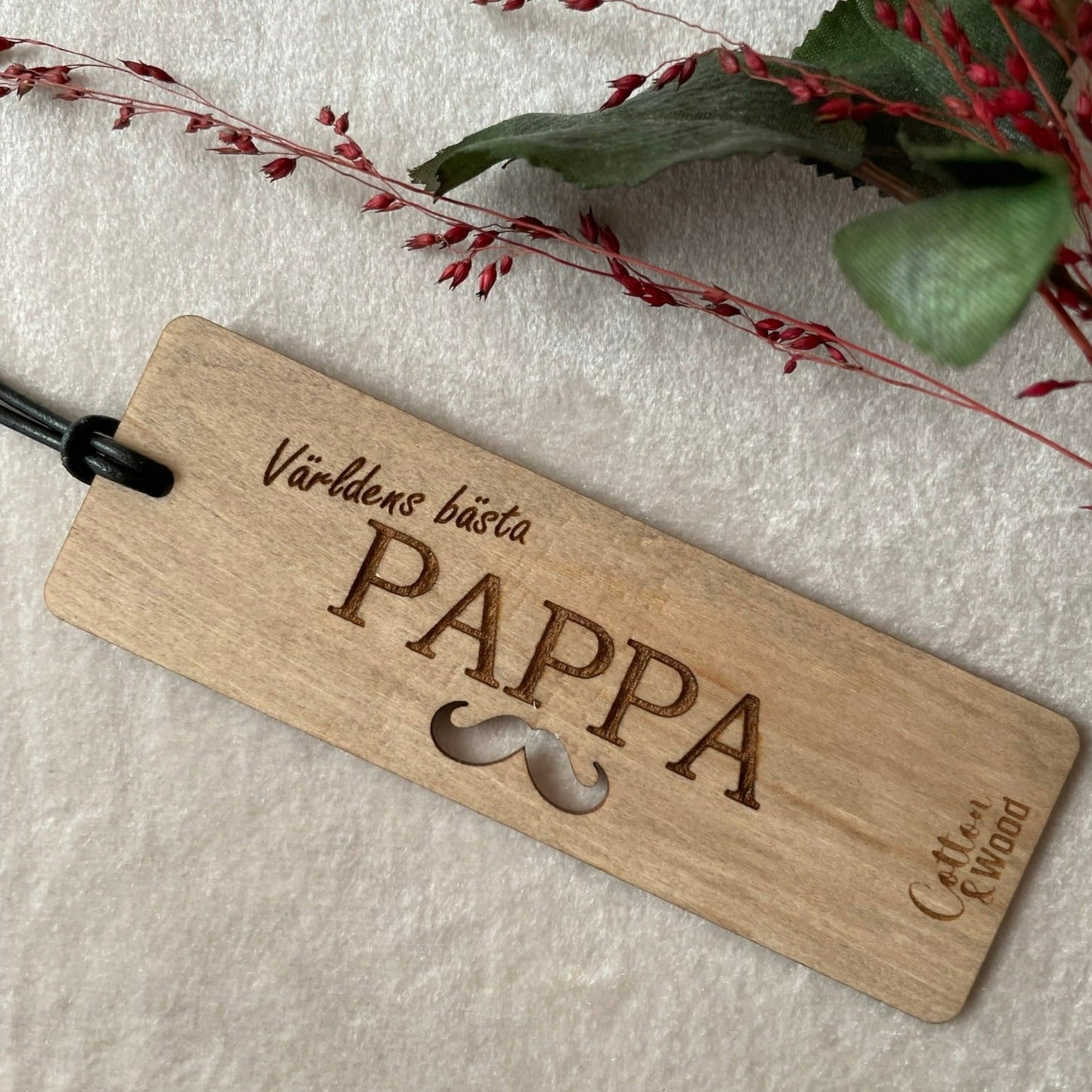 Bokmärke "Världens bästa pappa" - Natur - cottonandwood.se