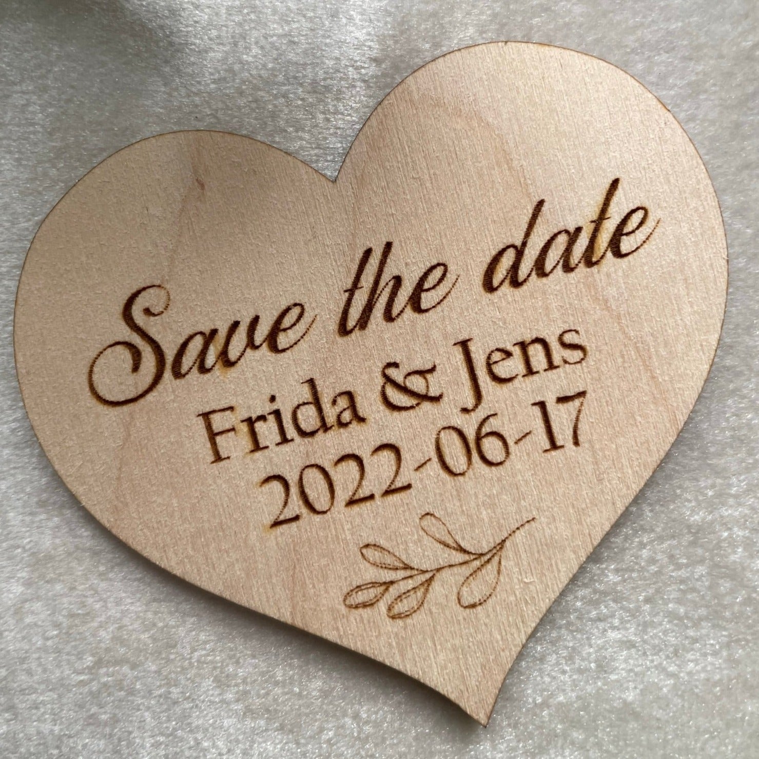 Kylskåpsmagnet - Save the date - cottonandwood.se