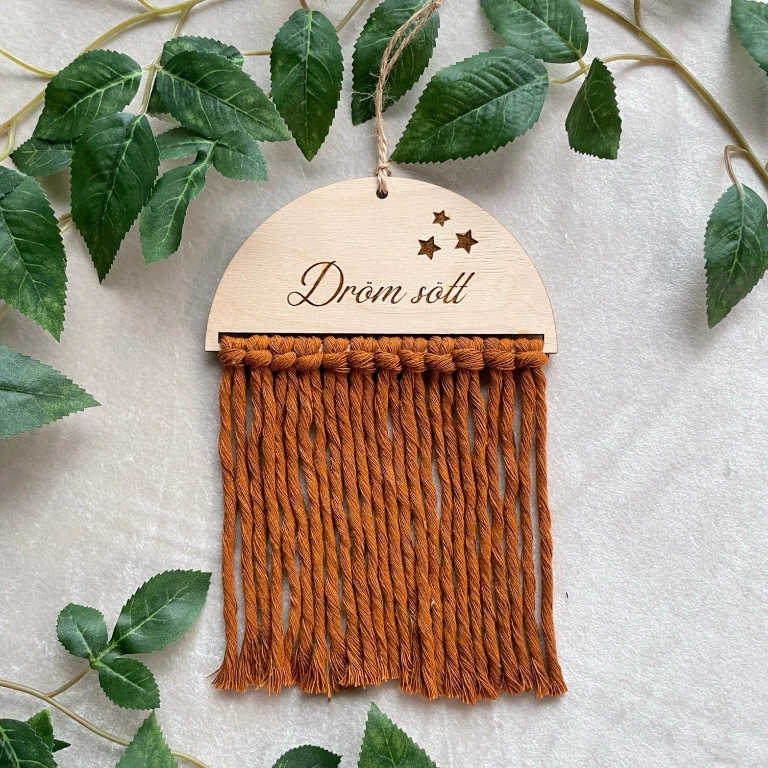 Väggskylt "dröm sött" - Rost - cottonandwood.se